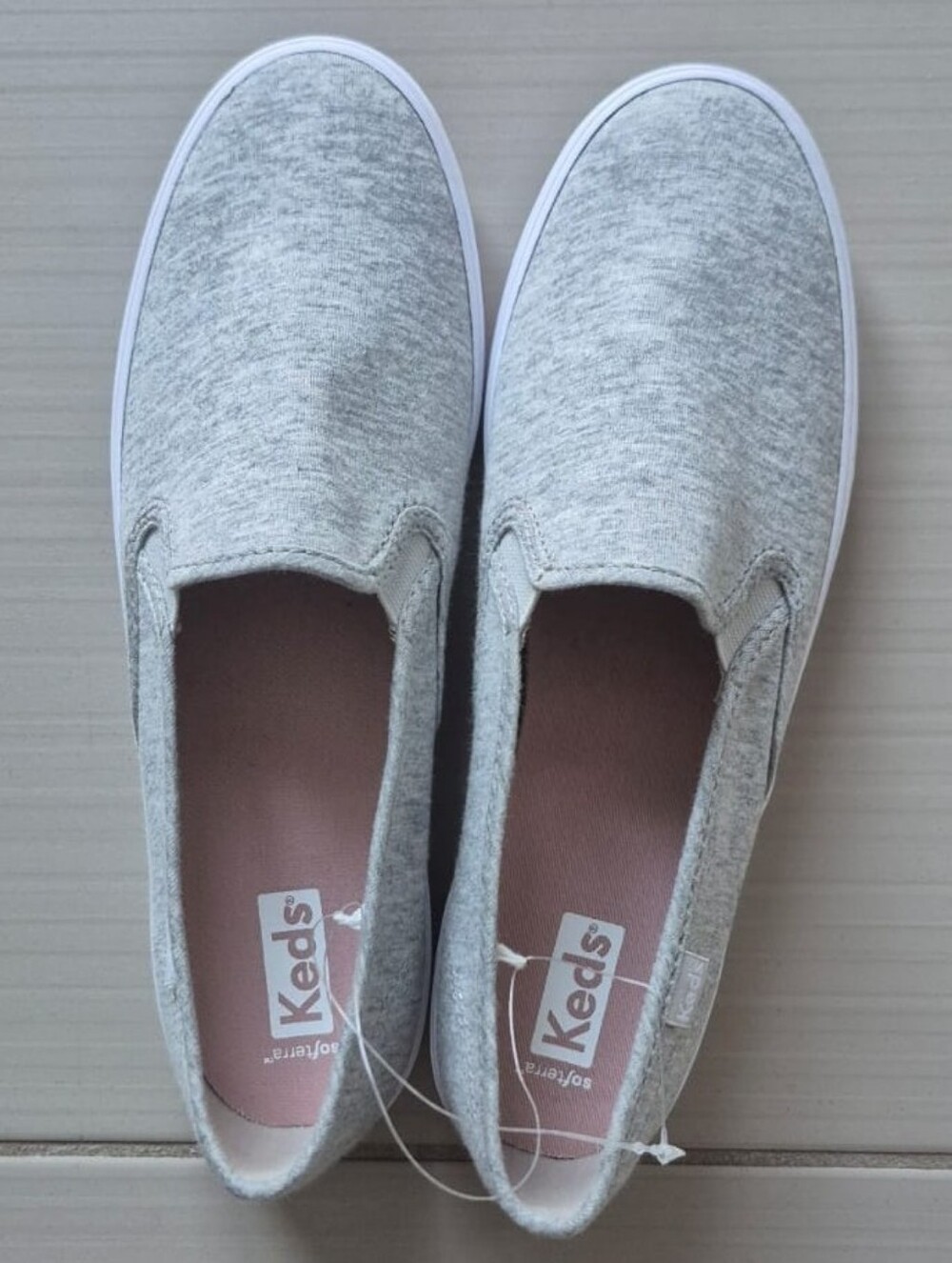 Keds Slip-On Sneakers in Heather Gray